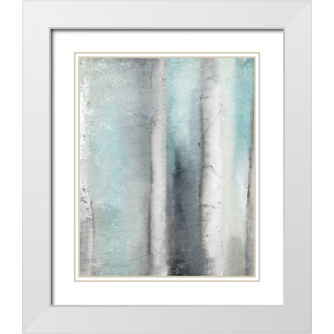 Into The Aspens 3 White Modern Wood Framed Art Print with Double Matting by Allen, Kimberly