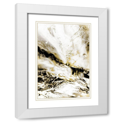 Majestic White Modern Wood Framed Art Print with Double Matting by Kimberly, Allen