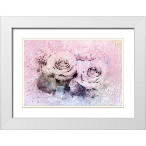 Lovely 2 White Modern Wood Framed Art Print with Double Matting by Kimberly, Allen