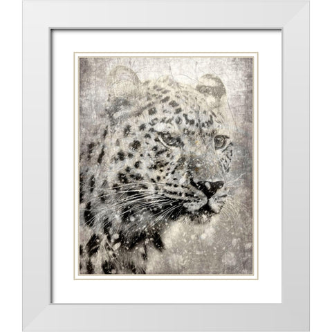 Winters Gaze White Modern Wood Framed Art Print with Double Matting by Kimberly, Allen