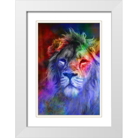 Pride White Modern Wood Framed Art Print with Double Matting by Kimberly, Allen