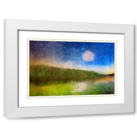 Vivid Sky White Modern Wood Framed Art Print with Double Matting by Kimberly, Allen