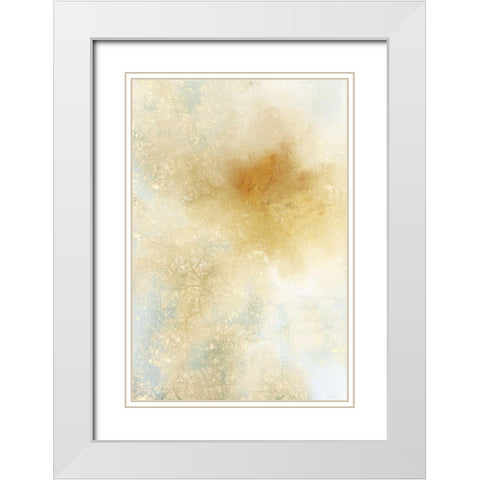 Honeysuckle White Modern Wood Framed Art Print with Double Matting by Kimberly, Allen