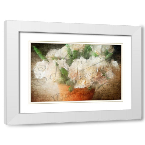 Rue Rolland White Modern Wood Framed Art Print with Double Matting by Kimberly, Allen
