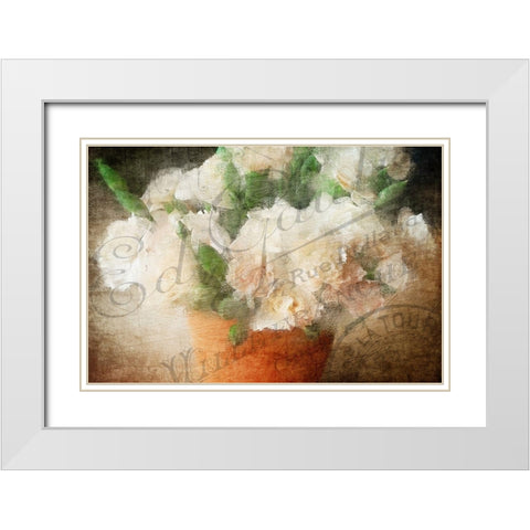 Rue Rolland White Modern Wood Framed Art Print with Double Matting by Kimberly, Allen