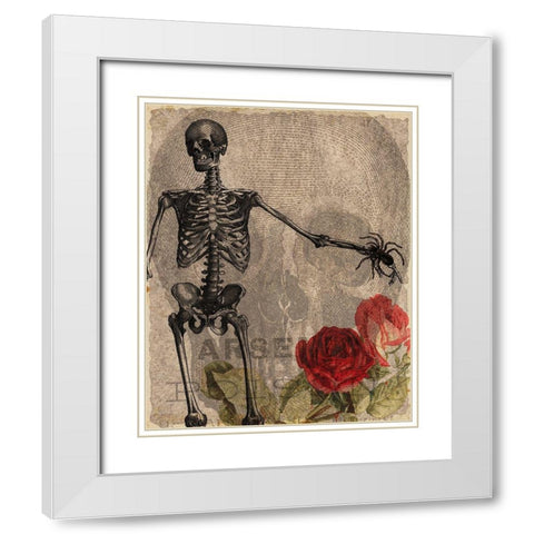 Afterlife Friends 2 White Modern Wood Framed Art Print with Double Matting by Kimberly, Allen
