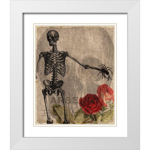 Afterlife Friends 2 White Modern Wood Framed Art Print with Double Matting by Kimberly, Allen