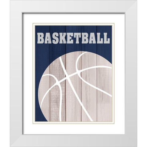 Play 2 White Modern Wood Framed Art Print with Double Matting by Kimberly, Allen