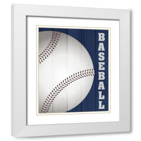 Play 3 White Modern Wood Framed Art Print with Double Matting by Kimberly, Allen