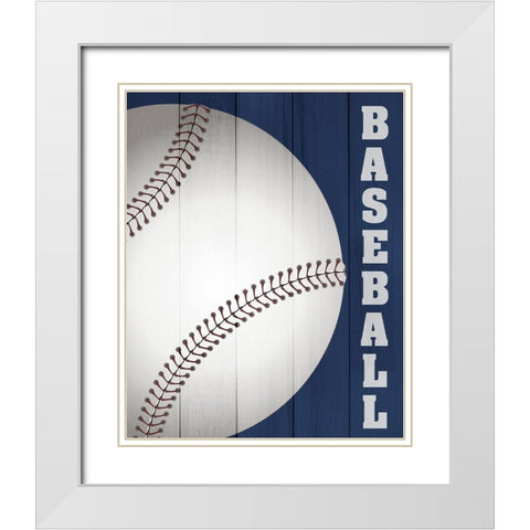 Play 3 White Modern Wood Framed Art Print with Double Matting by Kimberly, Allen