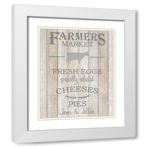 Specially Selected White Modern Wood Framed Art Print with Double Matting by Kimberly, Allen