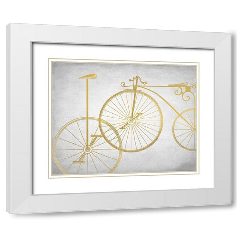 Life 6 White Modern Wood Framed Art Print with Double Matting by Kimberly, Allen