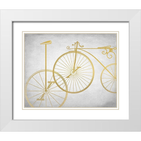 Life 6 White Modern Wood Framed Art Print with Double Matting by Kimberly, Allen