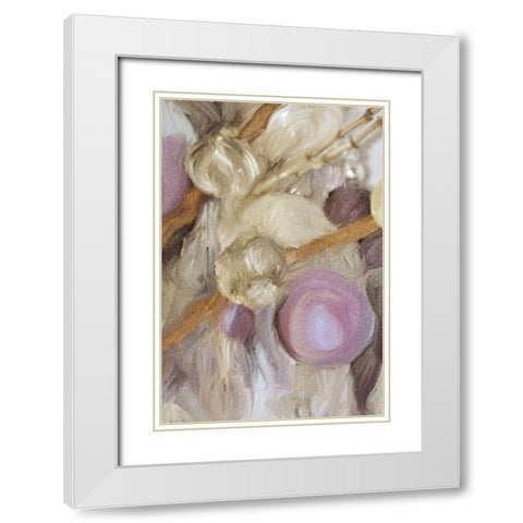 All that Sparkles White Modern Wood Framed Art Print with Double Matting by Kimberly, Allen