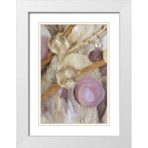 All that Sparkles White Modern Wood Framed Art Print with Double Matting by Kimberly, Allen