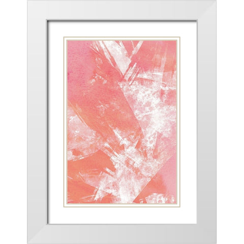 Shards 2 White Modern Wood Framed Art Print with Double Matting by Kimberly, Allen