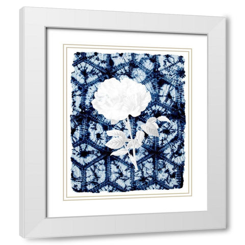 On Blue 2 White Modern Wood Framed Art Print with Double Matting by Allen, Kimberly