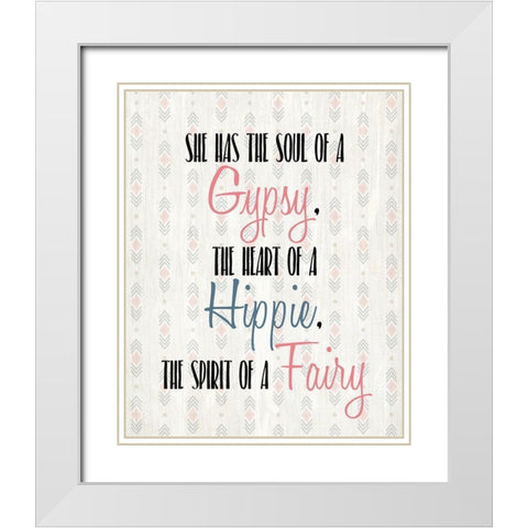 Wild Dream Free 4 White Modern Wood Framed Art Print with Double Matting by Kimberly, Allen