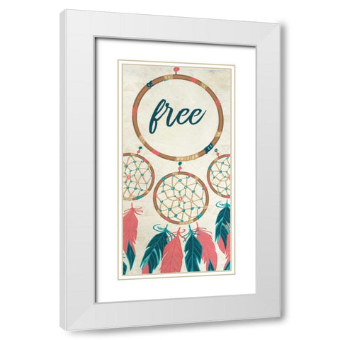 Wild and Free 2 White Modern Wood Framed Art Print with Double Matting by Allen, Kimberly