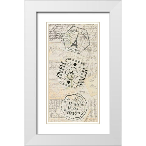 My Travels 2 White Modern Wood Framed Art Print with Double Matting by Allen, Kimberly