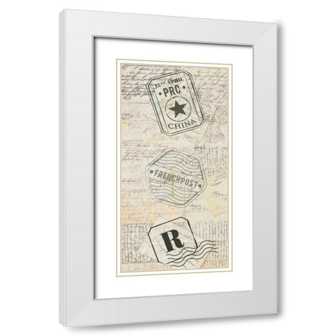 My Travels 3 White Modern Wood Framed Art Print with Double Matting by Allen, Kimberly
