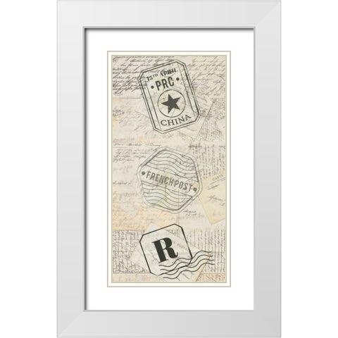 My Travels 3 White Modern Wood Framed Art Print with Double Matting by Allen, Kimberly