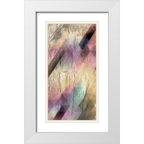 Color Code 1a White Modern Wood Framed Art Print with Double Matting by Allen, Kimberly
