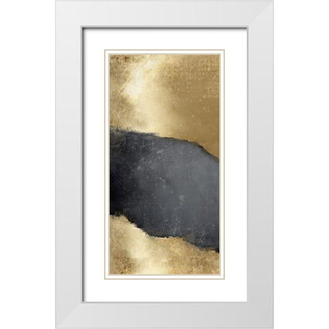 Golden Light of Day A White Modern Wood Framed Art Print with Double Matting by Kimberly, Allen