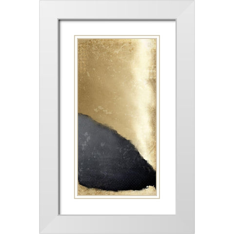 Golden Light of Day B White Modern Wood Framed Art Print with Double Matting by Kimberly, Allen