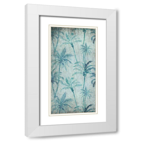 Tropical Breeze White Modern Wood Framed Art Print with Double Matting by Kimberly, Allen