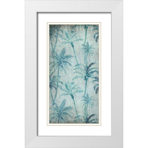 Tropical Breeze White Modern Wood Framed Art Print with Double Matting by Kimberly, Allen