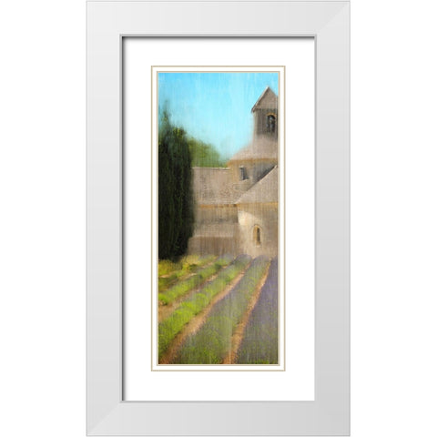 At the Villa 1 White Modern Wood Framed Art Print with Double Matting by Kimberly, Allen
