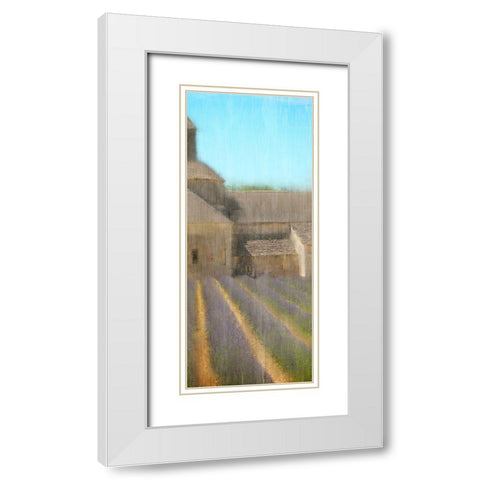 At the Villa 2 White Modern Wood Framed Art Print with Double Matting by Kimberly, Allen