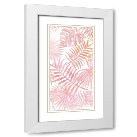Tropical Paradise 1 White Modern Wood Framed Art Print with Double Matting by Kimberly, Allen