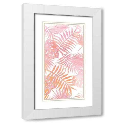 Tropical Paradise 2 White Modern Wood Framed Art Print with Double Matting by Kimberly, Allen