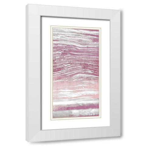 Stracky 2 White Modern Wood Framed Art Print with Double Matting by Kimberly, Allen