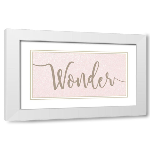 BelieveWonder White Modern Wood Framed Art Print with Double Matting by Kimberly, Allen