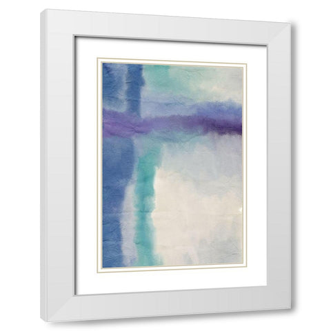 Jewel Cross White Modern Wood Framed Art Print with Double Matting by Kimberly, Allen