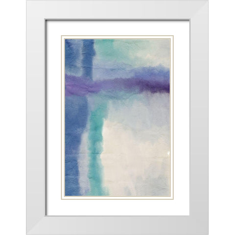 Jewel Cross White Modern Wood Framed Art Print with Double Matting by Kimberly, Allen
