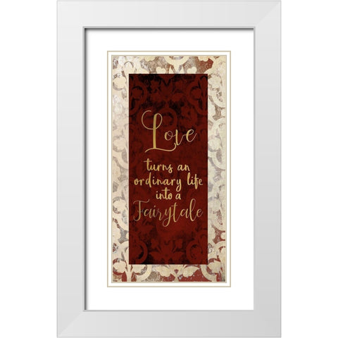 Fairytale White Modern Wood Framed Art Print with Double Matting by Kimberly, Allen
