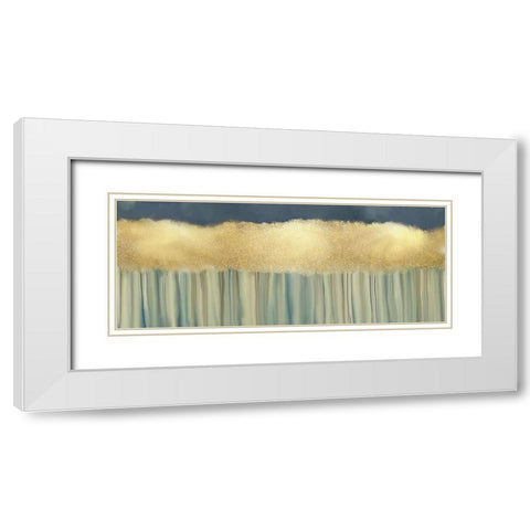 Forest Gold White Modern Wood Framed Art Print with Double Matting by Kimberly, Allen