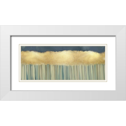 Forest Gold White Modern Wood Framed Art Print with Double Matting by Kimberly, Allen
