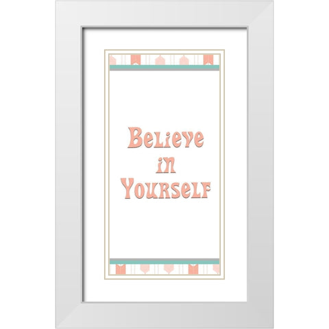 Imagine 2 White Modern Wood Framed Art Print with Double Matting by Kimberly, Allen