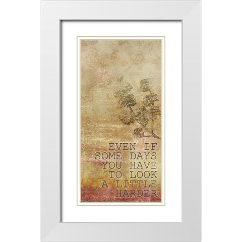 What Makes You 6 White Modern Wood Framed Art Print with Double Matting by Kimberly, Allen