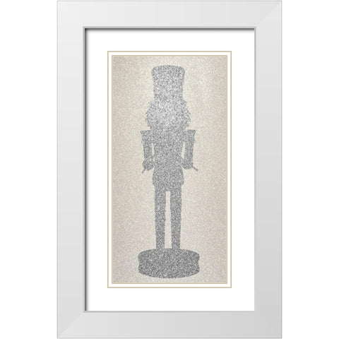 Christmas Romance 10 White Modern Wood Framed Art Print with Double Matting by Kimberly, Allen