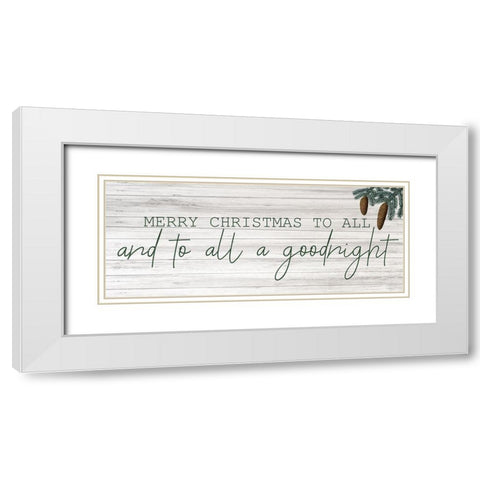 Farmhouse Christmas 5 White Modern Wood Framed Art Print with Double Matting by Kimberly, Allen