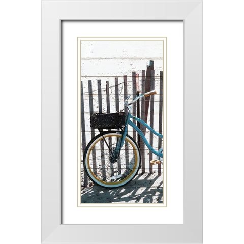 Beach Ready 5 White Modern Wood Framed Art Print with Double Matting by Kimberly, Allen