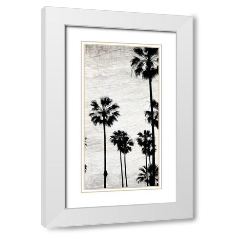 Dusky Beach 5 White Modern Wood Framed Art Print with Double Matting by Kimberly, Allen
