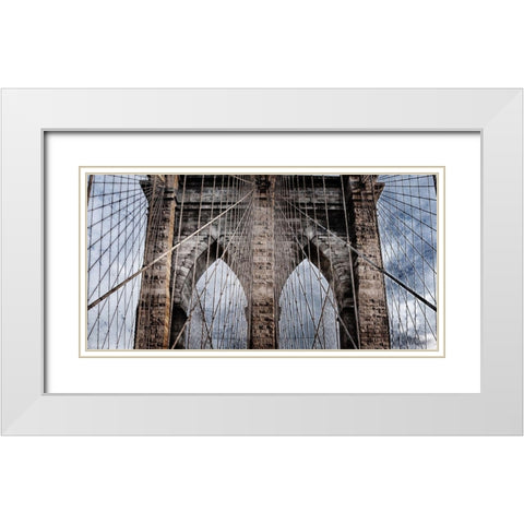 NY State of Mind 2 White Modern Wood Framed Art Print with Double Matting by Kimberly, Allen