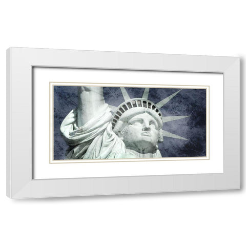 NY State of Mind 3 White Modern Wood Framed Art Print with Double Matting by Kimberly, Allen